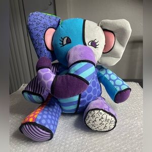 Britto Popplush Jasper Elephant Plush Stuffed Animal